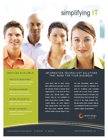 Technology Business Flyer (8.5 X 11)