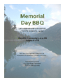 Memorial Day Bbq Flyer