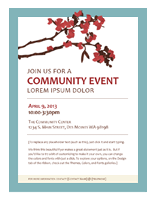 Spring Event Party Flyer Design Ideas Examples