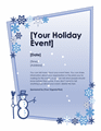 Winter Holiday Event Flyer