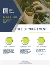 Small Business Flyer Design In Green Theme